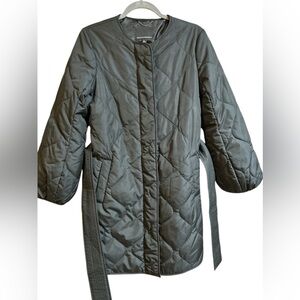 Banana republic black womens light coat size Small